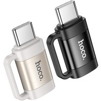 Адаптер Hoco UA31E USB Type-C - Lightning (черный) в Бресте