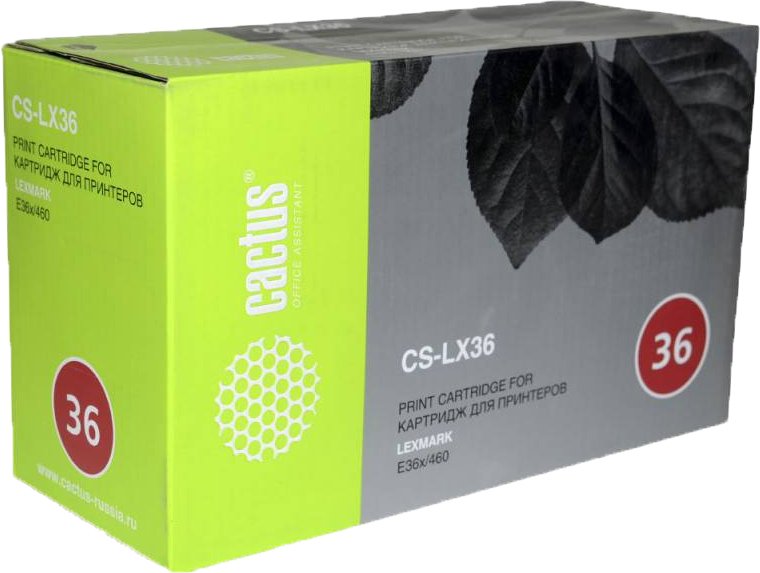

Картридж CACTUS CS-LX36 (аналог Lexmark E360H11E)