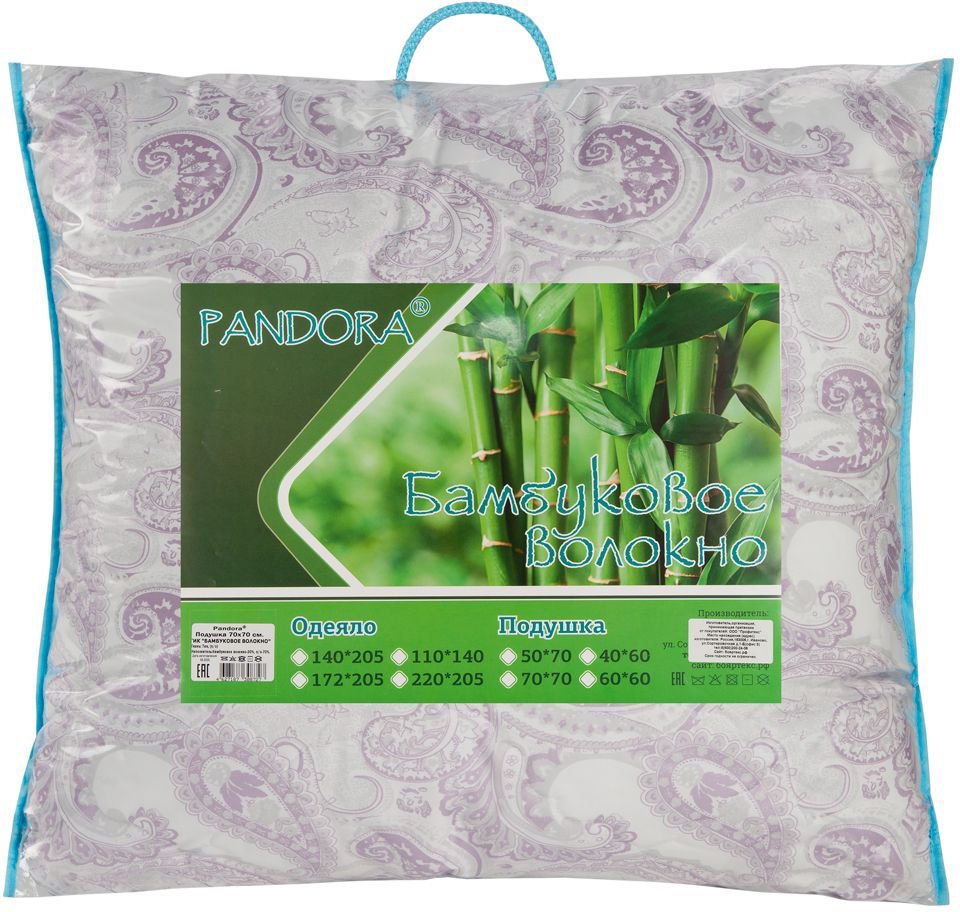 

Спальная подушка Pandora Бамбук тик 70x70
