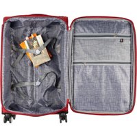 Чемодан Monza 8038# (L, красный)