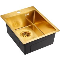 Кухонная мойка Emar EMB-128A PVD Nano Golden в Гомеле