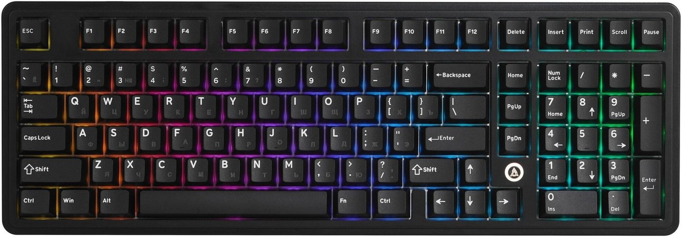 Клавиатура Ajazz AK980 Max (черный, Magnetic Grain Switch)