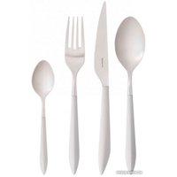 Набор столовых приборов Bugatti Ares ASBA-004F50 (24 пр, матовая сталь/слоновая кость) в Бресте