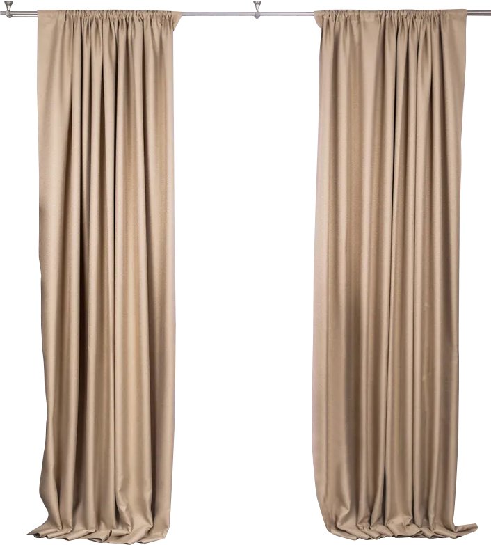 

Комплект штор Модный текстиль 112MT391002 (260x150, 2 шт, льняной)