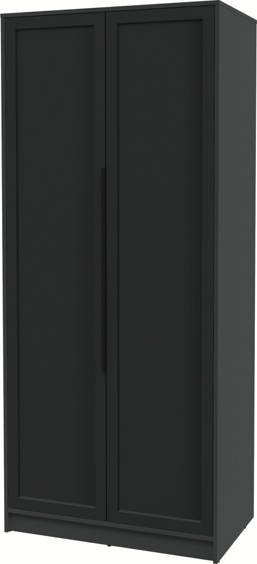 

Шкаф распашной Интерлиния Концепт Тренд КТ-Ш2 (антрацит/черный)