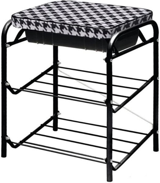 

Банкетка Nika НБ1/Р (гусиная лапка/черный)