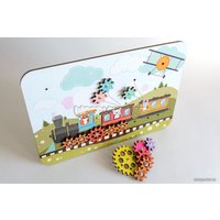 Бизиборд WoodLand Toys Паровозик 116107