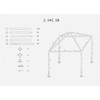 Тент-шатер Palisad 69520 (зеленый)