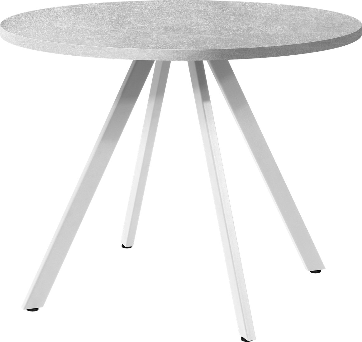 

Обеденная группа Millwood Олесунн D100x100x75 (бетон/металл белый)