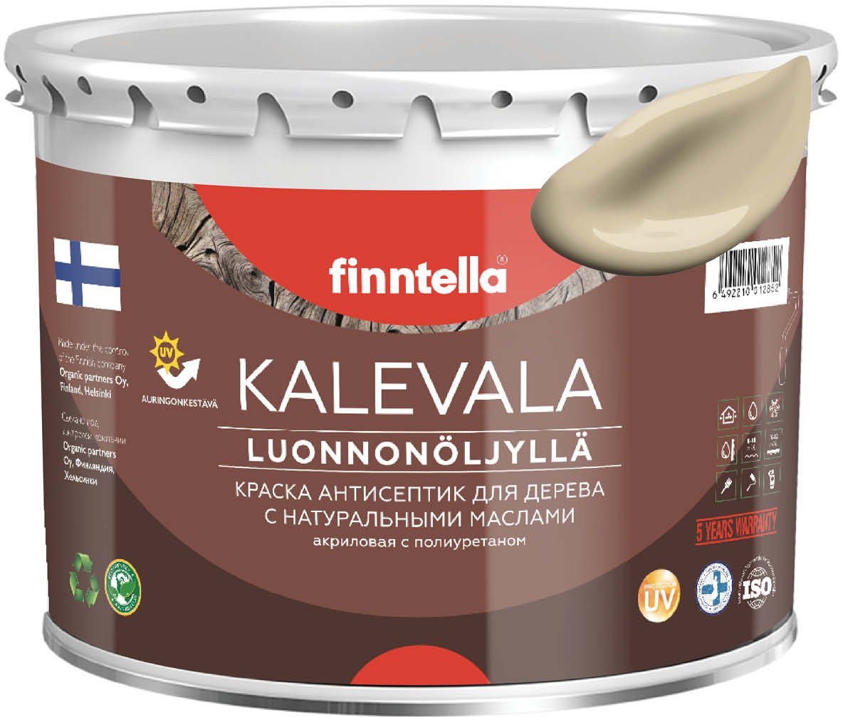 

Краска Finntella Kalevala Vanilja F-13-1-3-FL098 2.7 л (бежевый)