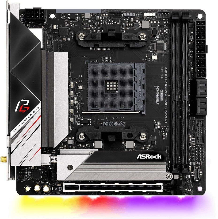 

Материнская плата ASRock B550 Phantom Gaming-ITX/ax