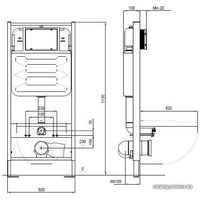 Инсталляция для унитаза Aquatek INS-0000016