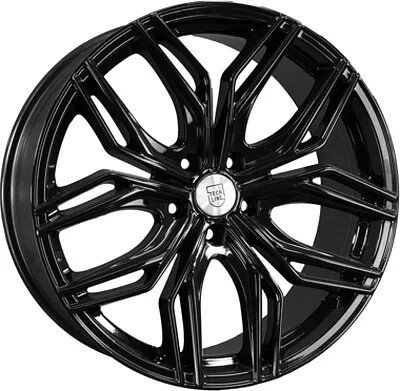 Литые диски TechLine 205 20x8.5 5x114.3мм DIA 67.1мм ET 42мм BL