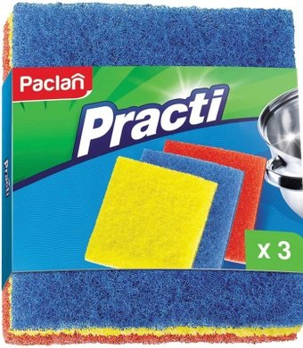 Мочалка Paclan Practi (3 шт)