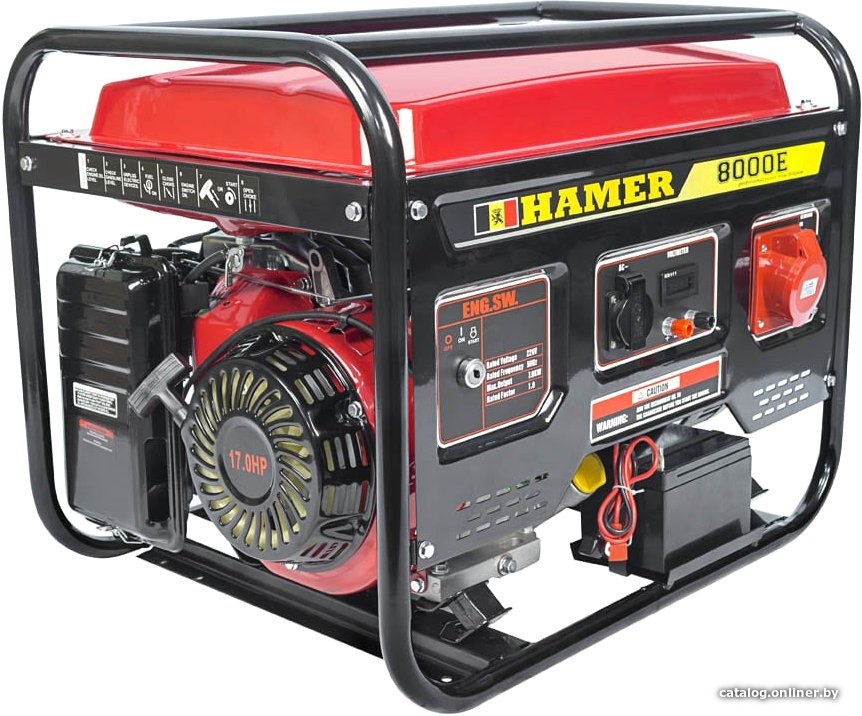 Бензиновый генератор Hamer 8000E