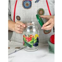 Набор контейнеров Promsiz Овощи с крышкой Р22б.77.6.900/ДКО (900мл, 6шт)