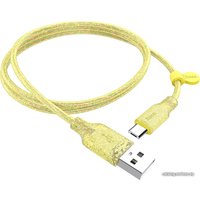 Кабель Hoco U73 Star Galaxy microUSB (желтый)