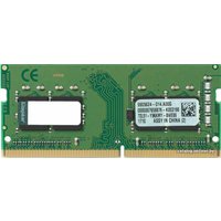 Оперативная память Kingston ValueRam 4GB DDR4 SODIMM PC4-19200 KVR24S17S6/4