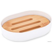 Мыльница Альтернатива Бамбук М8061 (белый)