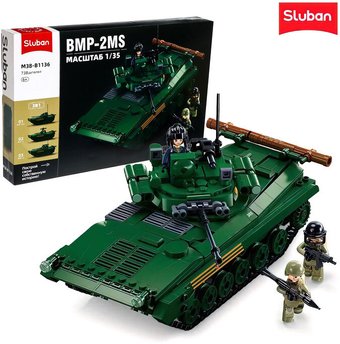 Конструктор Sluban Модельки. БМП-2МС M38-B1136 9619155