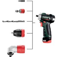 Дрель-шуруповерт Metabo PowerMaxx BS BL Q T03490БП (с 2-мя АКБ, кейс)