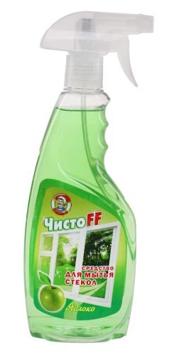 

Средство для стекла и зеркал ЧистоFF Яблоко 500 мл