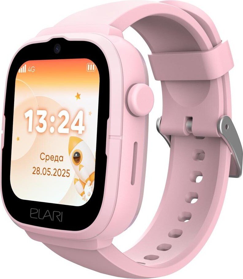 

Детские умные часы Elari KidPhone 4G Go (розовый)