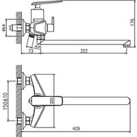 Смеситель Haiba HB22548-8
