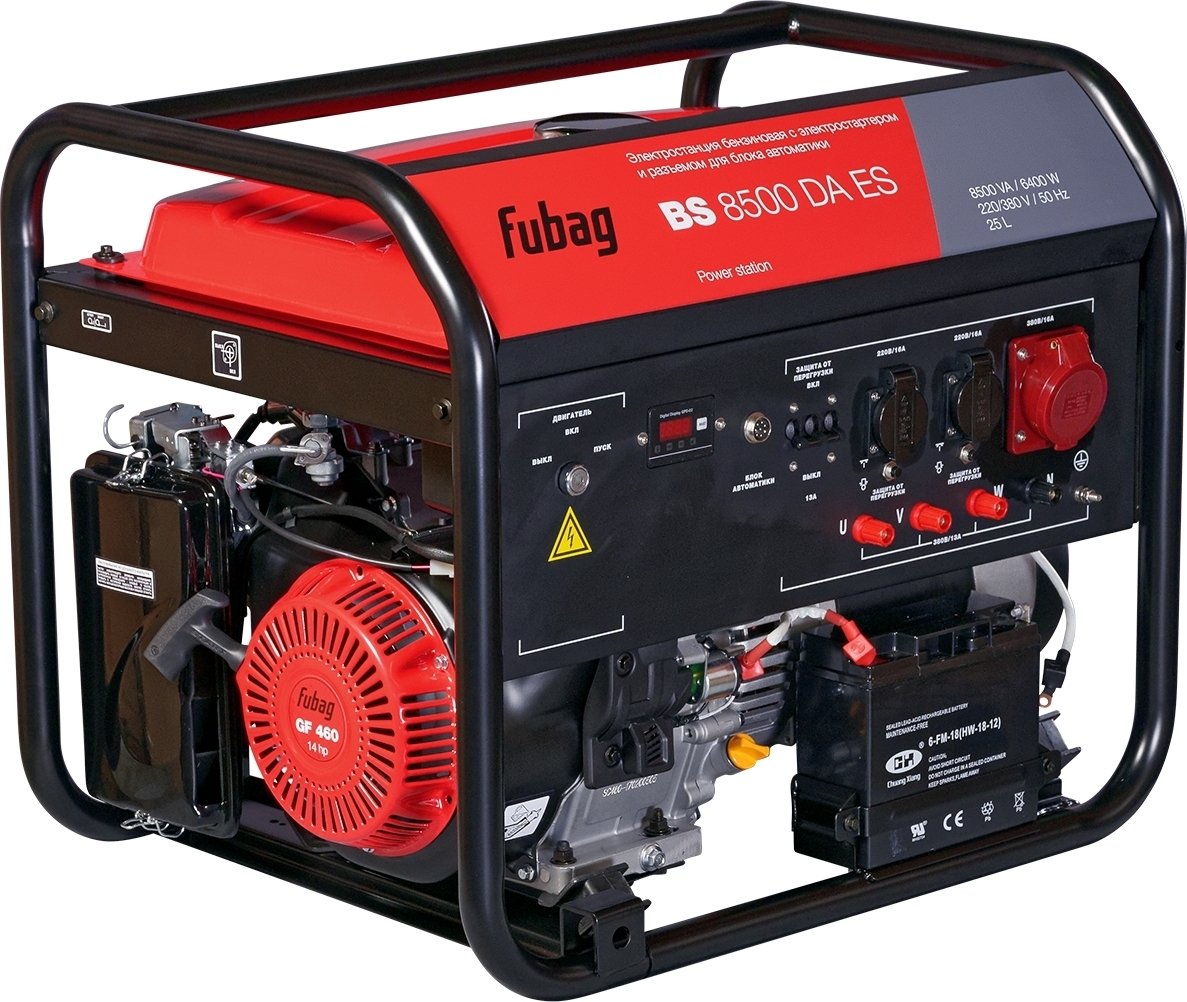

Бензиновый генератор Fubag BS 8500 DA ES