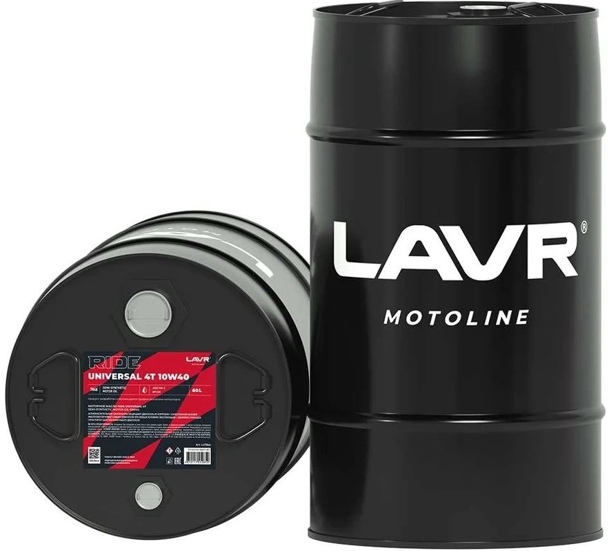 

Моторное масло Lavr Ride Universal 4T 10W-40 SM Motoline 60л