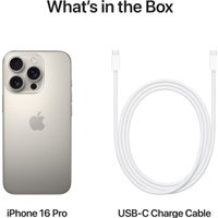 Телефон Apple iPhone 16 Pro Dual eSim 256GB (природный титан)