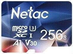 

Карта памяти Netac microSDXC P500 Ultra 256GB