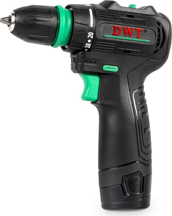 

Дрель-шуруповерт DWT ABSP-12 NQ-2 BMC (с 2-мя АКБ, кейс)