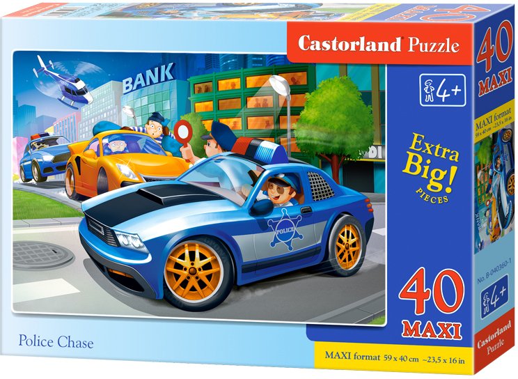 

Мозаика/пазл Castorland MAXI Полицейская погоня B-040360