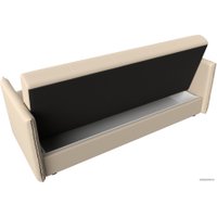 Диван Лига диванов Лига-018 117884 (экокожа бежевый/подушки коричневый)