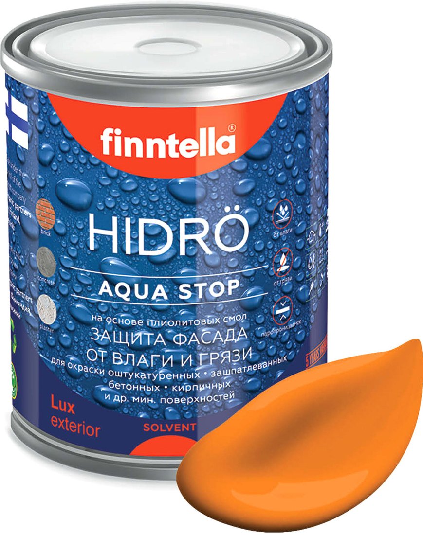 

Краска Finntella Hidro Sahrami F-14-1-1-FL128 0.9 л (оранжевый)