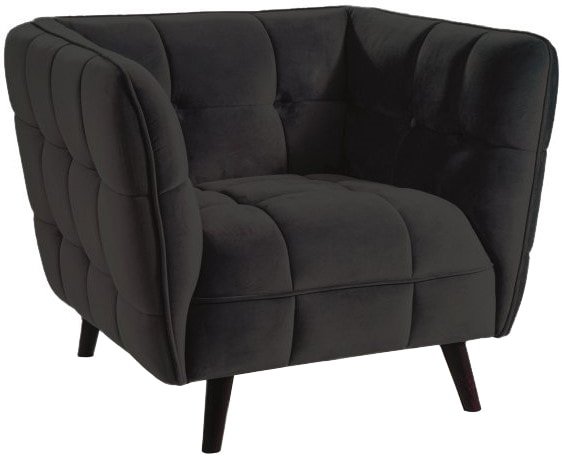

Интерьерное кресло Signal Castello Velvet 1 Bluvel 19 (черный)