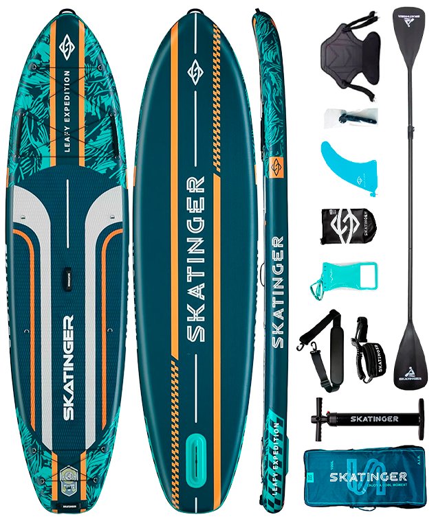 Сапборд Skatinger Leafy Expedition Green