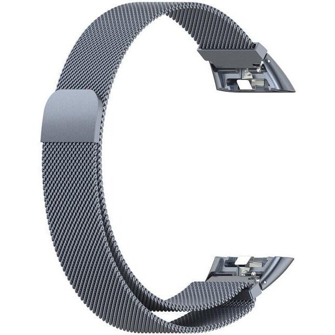 

Браслет Rumi Milanese loop металлический для Huawei Band 6 / Honor Band 6 (серый)
