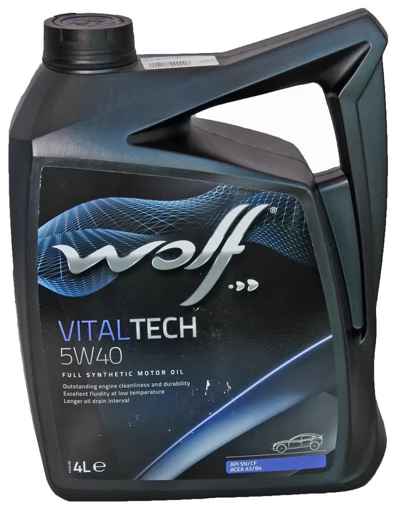 

Моторное масло Wolf Vital Tech 5W-40 4л