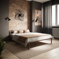 Кровать Князев Мебель Берта БА.160.190.Б (коричневый муар) в Витебске