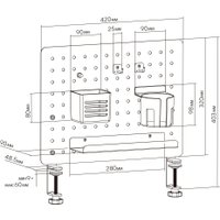 Органайзер настольный CACTUS CS-PB-LGY