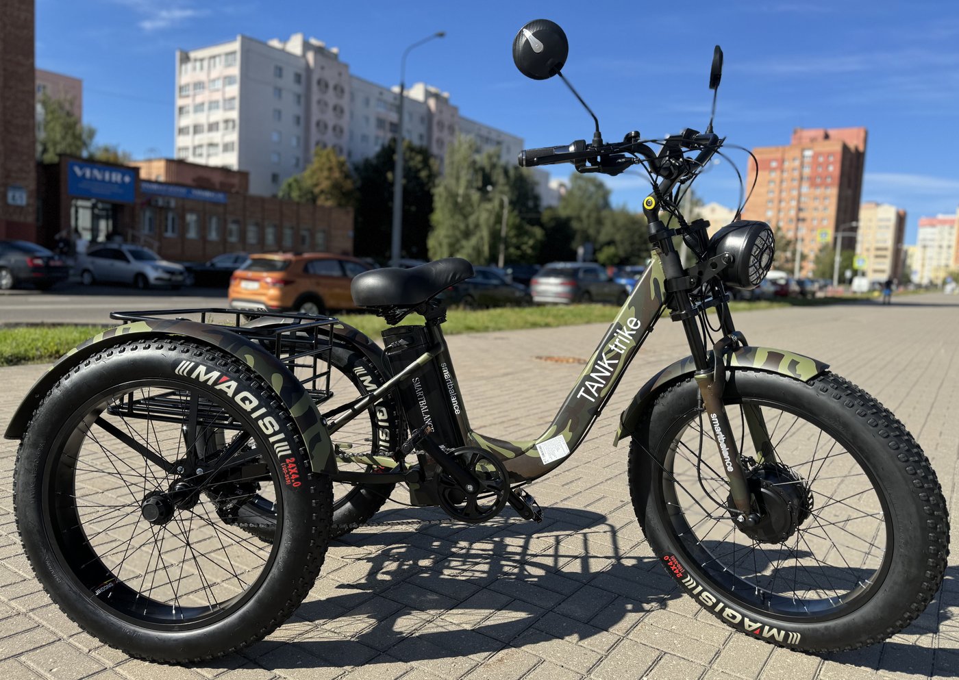 Электровелосипед Smart Balance Tank Trike 2024 (камуфляж)
