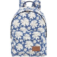 Городской рюкзак Asgard Р-5137Х (хризантемы, сине-белый)