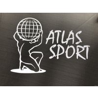 Батут Atlas Sport 374 см - 12ft (с лестницей, внутренняя сетка, сливовый)