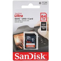 Карта памяти SanDisk Ultra SDXC SDSDUNR-064G-GN3IN 64GB