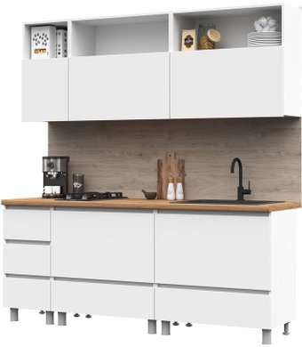 Готовая кухня Стендмебель Хелен 2.0 (белый)