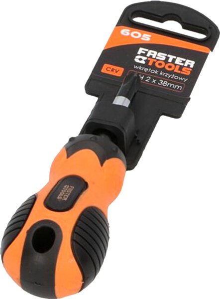 

Отвертка Faster Tools PH2x38 мм 605