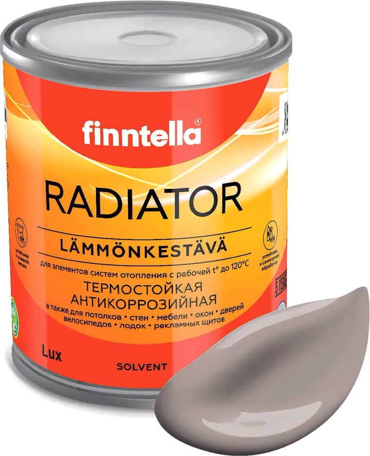 

Краска Finntella Radiator Kaakao F-19-1-3-FL075 2.7 л (светло-коричневый)