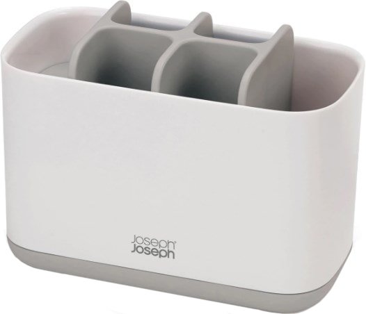 

Стакан для зубной щетки и пасты Joseph Joseph EasyStore 70510 (белый/серый)